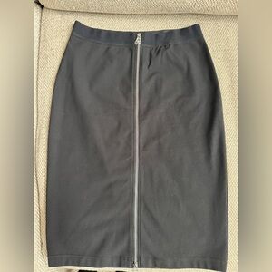 Rag & Bone Simone Stretch Black Pencil Skirt with Front Zipper NWOT